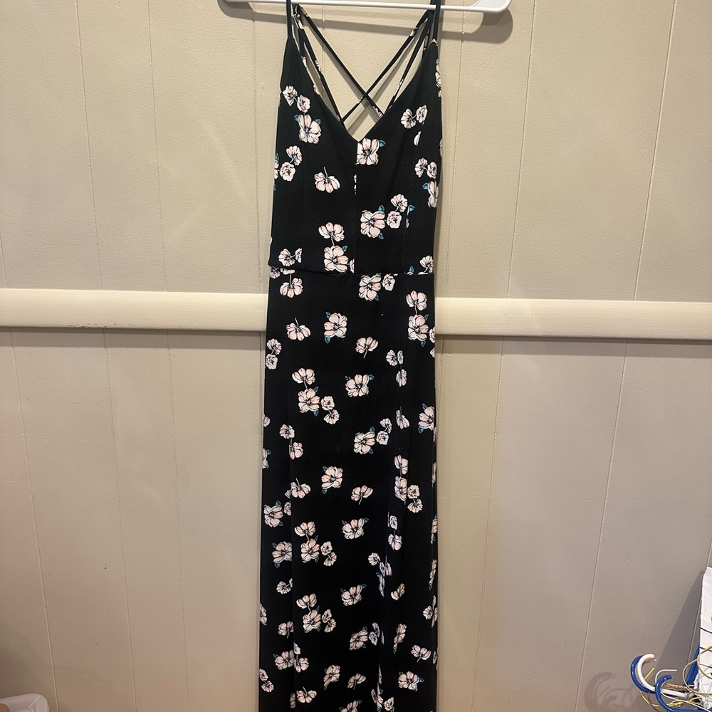 Market & Spruce Black Floral Dress